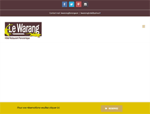 Tablet Screenshot of hotel-lewarang.com